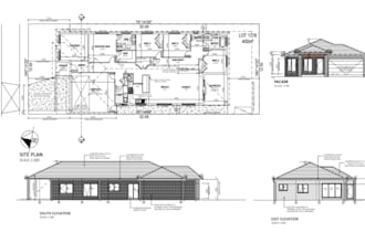 draw fast complete permit construction document architectural structural mep cad
