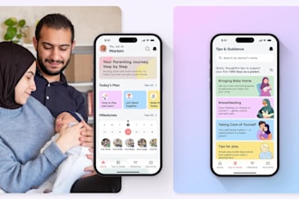 develop ai arabic parenting guide app, arabic quiz app, ai educational games app