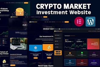 build cryptocurrency, investment, business credit wealth management website