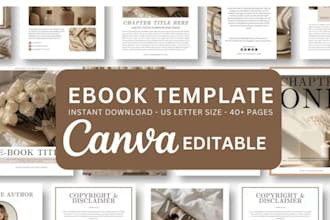 design and format a professional german canva ebook for amazon KDP or PDF