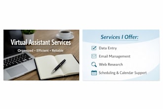 handle data entry and admin support
