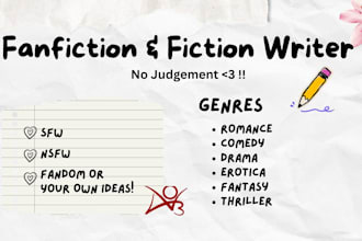 write your sfw or nsfw romance fic