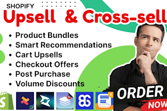 setup shopify cross sell upsell releasit aov selleasy bogos kaching hextom icart