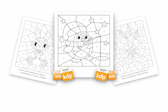 create color by number mystery mosaic coloring book for amazon kdp
