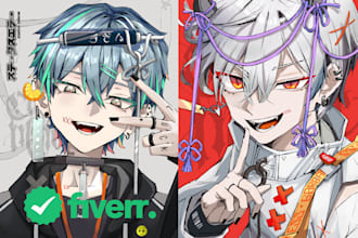 draw dope amazing manga or anime in my style t shirt