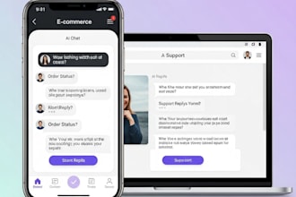 develop a smart ai chatbot to automate customer support