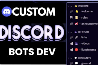 create a custom discord bot in python with full setup