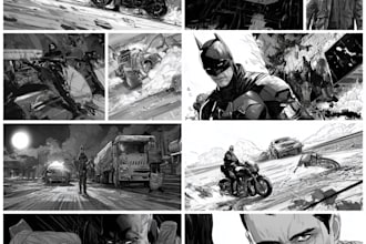 do comic book illustration, comic graphic novel