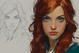 create realistic portraits and characters