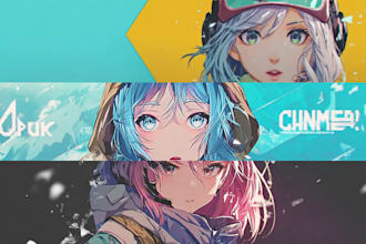 design awesome vtuber and streamer banner