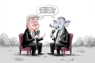create political and editorial cartoons