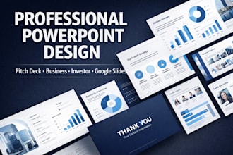 do captivating powerpoint presentation animation pitch deck business plan google