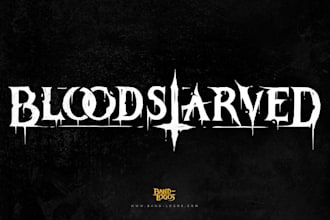 design a powerful and aggressive heavy metal band logo for your band