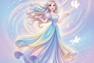 create a disney pixar style cartoon version of you