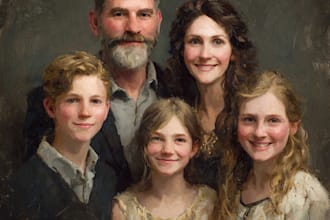 merge your photos into a realistic family portrait