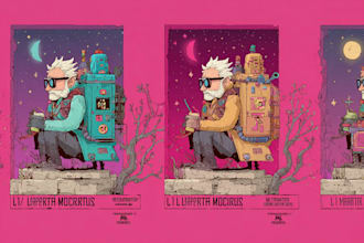 draw a cool illustration for you