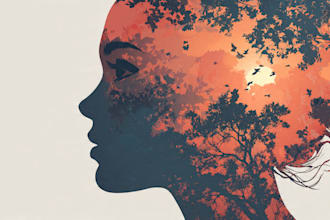 illustrate and make images into silhouette vector
