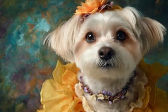 create amazing disney pet portrait