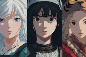 draw any character in anime style you want