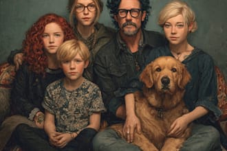 draw realistic family portrait