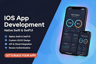 develop a native ios app for iphone using swift and swiftui