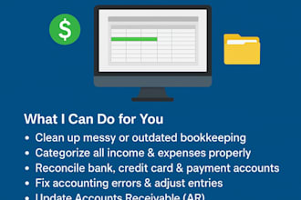 clean up, categorize, and reconcile your quickbooks online,