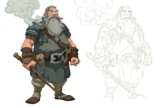 illustrate your ttrpg oc, vtm, fantasy, dnd character art