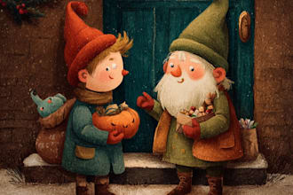 draw amazing christmas children book and cover illustrations