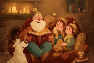 children story book writer christmas children story
