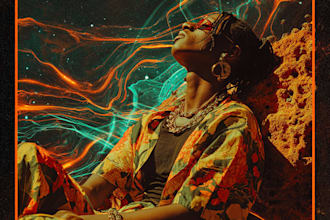 create  album cover or single cover art or song  cover art