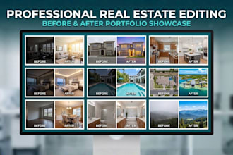 do real estate photo editing hdr and virtual staging