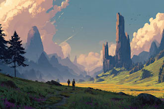 do the landscape illustration or concept art for you