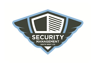 make security protection crypto shield cyber logo design