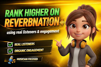 help you rank higher on reverbnation using real listeners and engagement