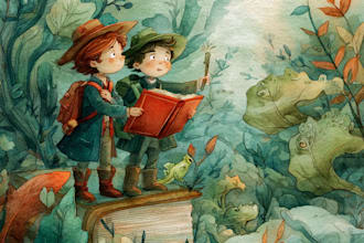 chrismas children book illustration holiday kids