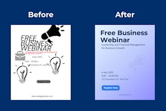 redesign your canva social media post for clarity and clean layout