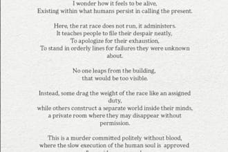 write your poetry and prose