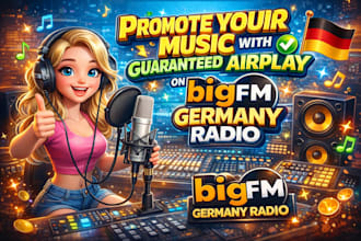 promote your music with guaranteed airplay on big fm germany radio