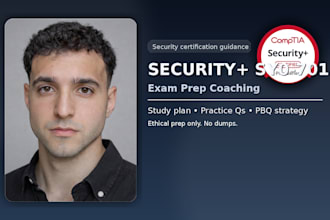 coach you to pass comptia security plus sy0701