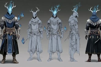 draw a fantasy illustration for you