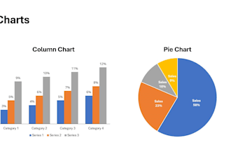 create charts in excel