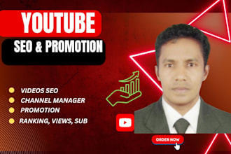 youtube SEO promotion to rank channel