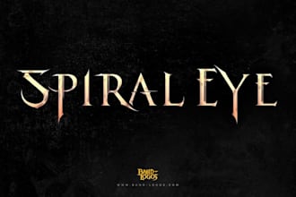design a complex and epic progressive metal logo for your band