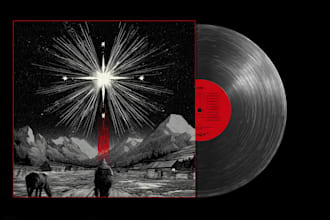 design metal album cover artwork for you
