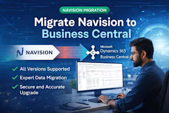 migrate all navision versions to business central cloud without data loss