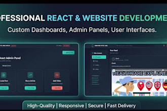 create dynamic react jsx web applications with clean code