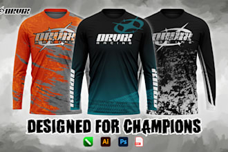 design a minimalist custom mx motocross jersey