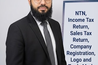 create ntn file income and sales tax returns with fbr