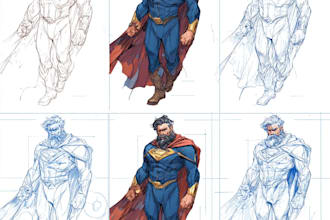 design comic characters and comic books