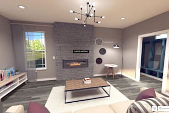 do 3d virtual staging, 3d 360 virtual tour photorealistic renders, walkthrough